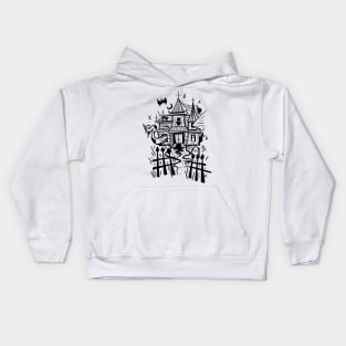 Haunted house Kids Hoodie